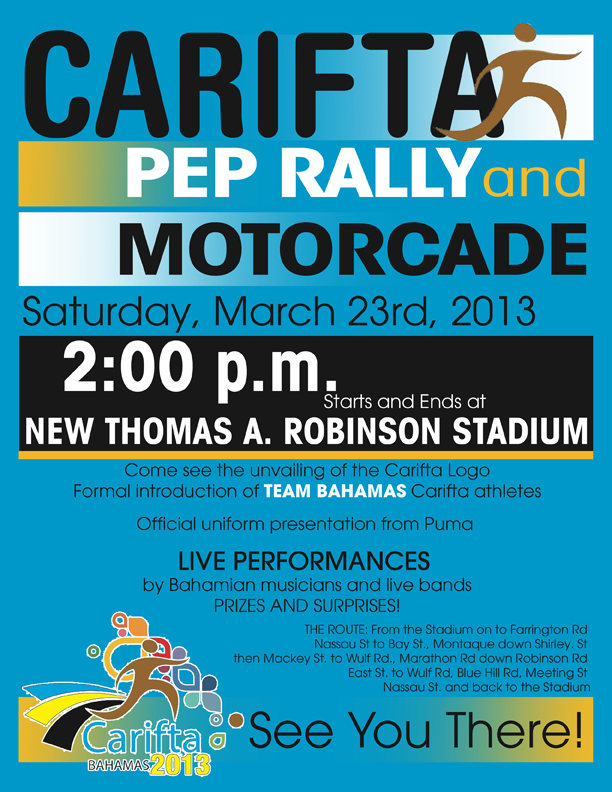 CARIFTA TEAM MEMBERS – Pep Rally &&nbsp;Motorcade