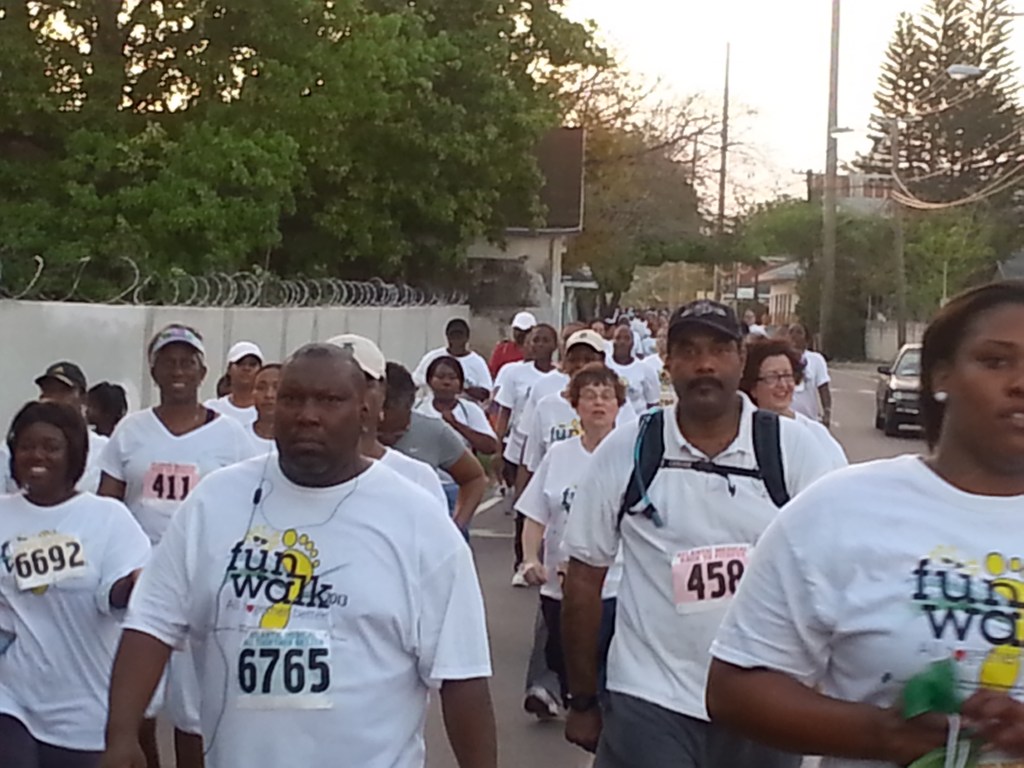 race participants eager to finish