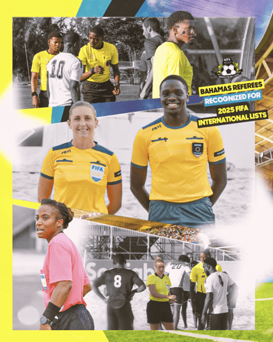 BFA applauds selection of Bahamian referees to FIFA’s international&nbsp;lists