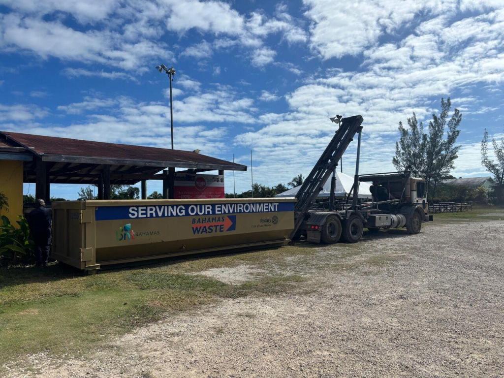 Bahamas Waste steps up to support rugby refurbishment&nbsp;project